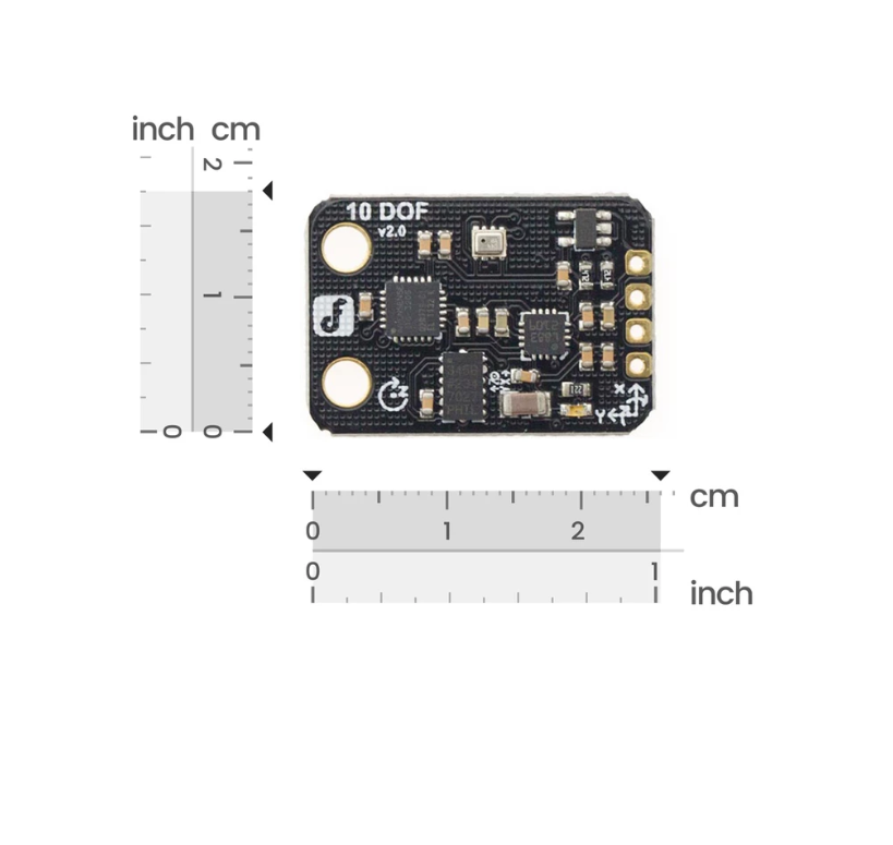 Fermion: 10 DOF IMU Sensor - ADXL345+ITG3205+VCM5883L+BMP280 (Breakout)