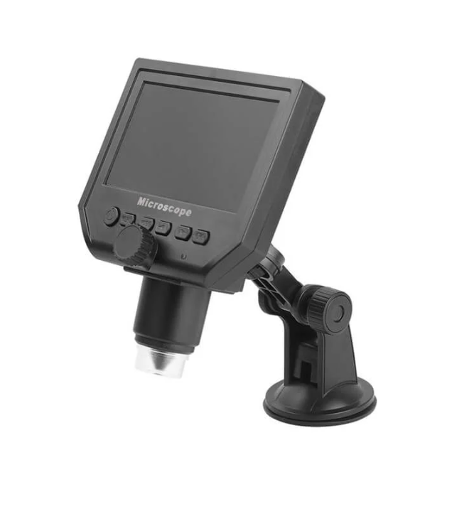 Digital Portable 1-600X 3.6MP Microscope Continuous Magnifier with 4.3inch HD LCD Display