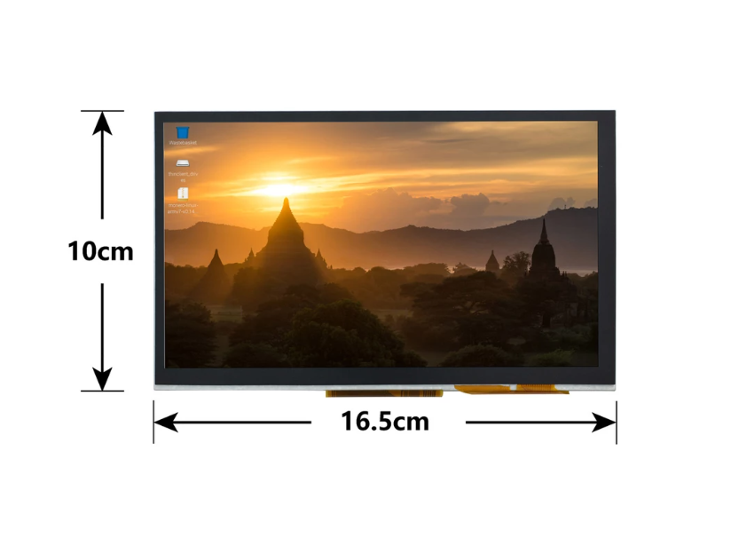 7”inch 800x480 TFT DSI Capacitive Touchscreen