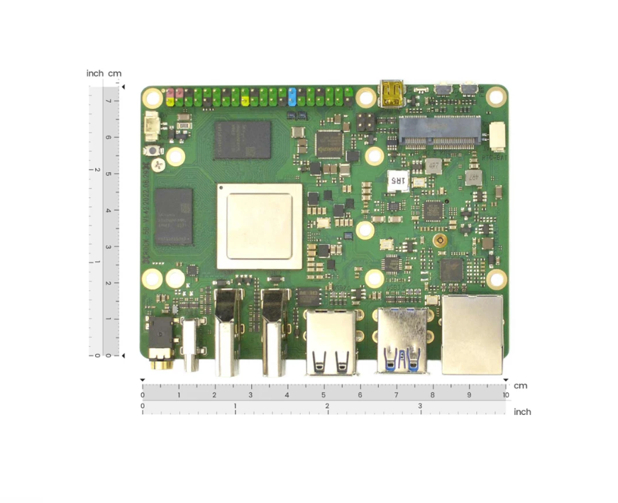 ROCK Pi 5B Model - Rockchip RK3588 ARM SoC Single Board Computer (16GB RAM)