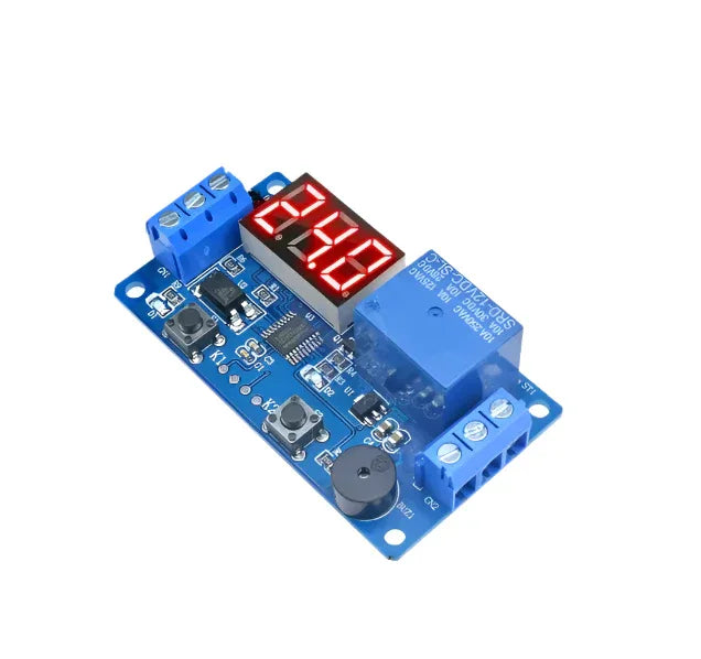 Delay Timer Relay Board with Trigger and Buzzer - Robot Pi Shop