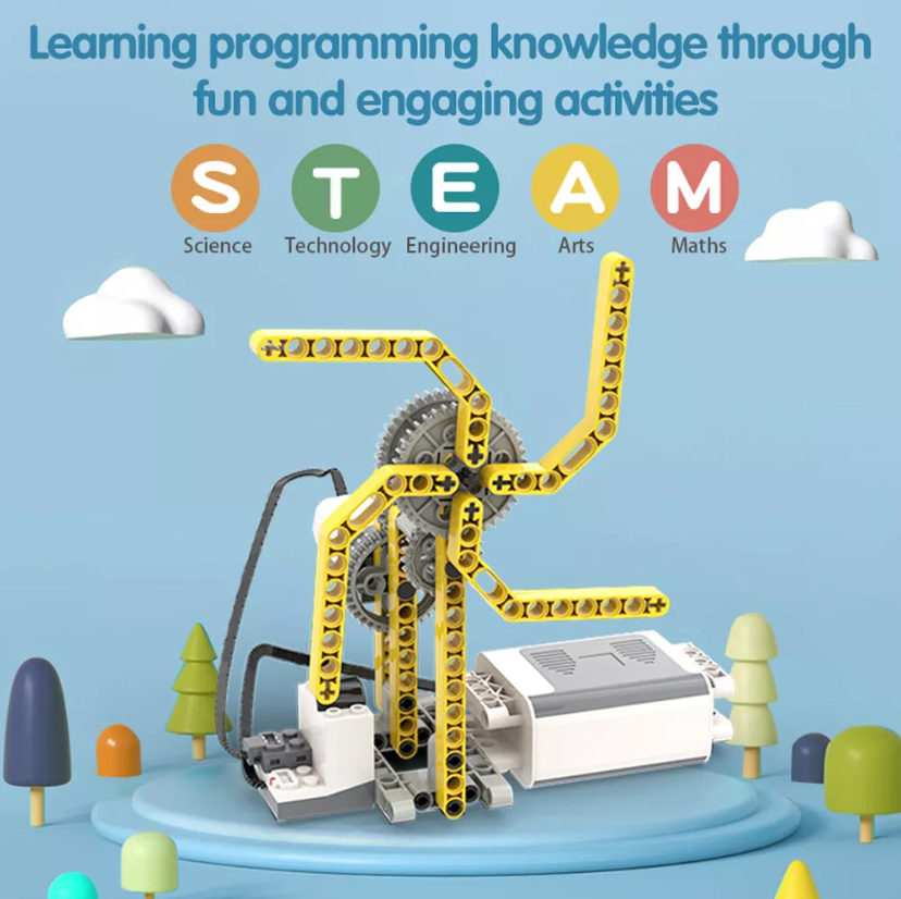 702pcs 50 in 1 Science and Education Set Building Blocks