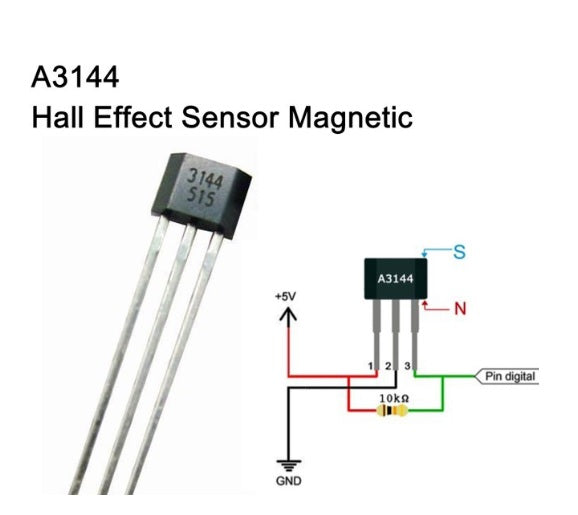 A3144  Hall Effect Sensor