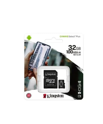 Kingston MicroSD 32GB With Adapter - Robot Pi Shop