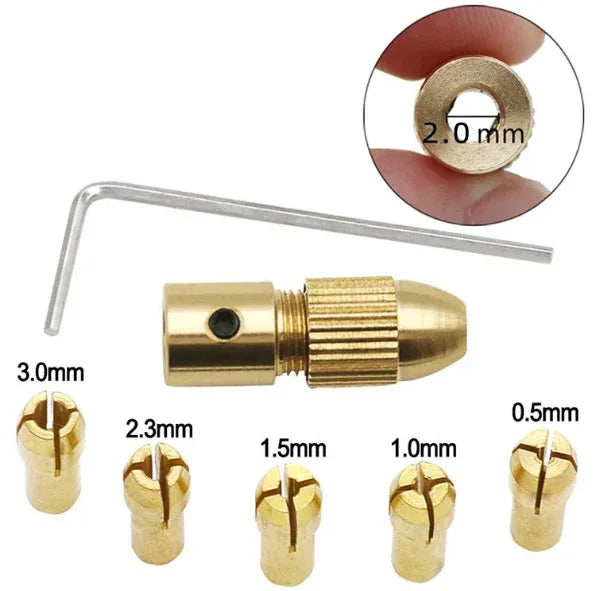 Mini Drill Chuck - Robot Pi Shop