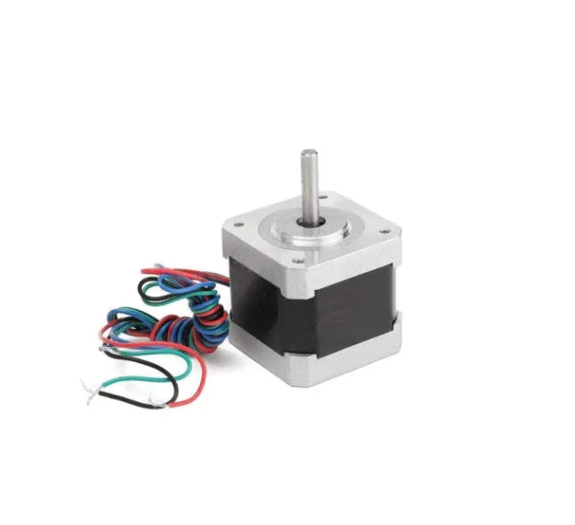 NEMA 17 42HS40-1704 3.6-Kg-cm Stepper Motor Round Type Shaft - Robot Pi Shop
