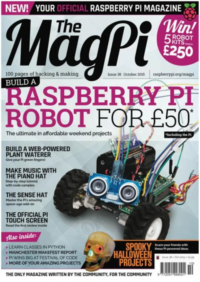 The MagPi magazine #38 - Robot Pi Shop