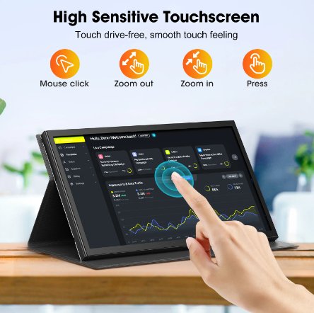 10 inch 1024x600 IPS Capacitive Touchscreen