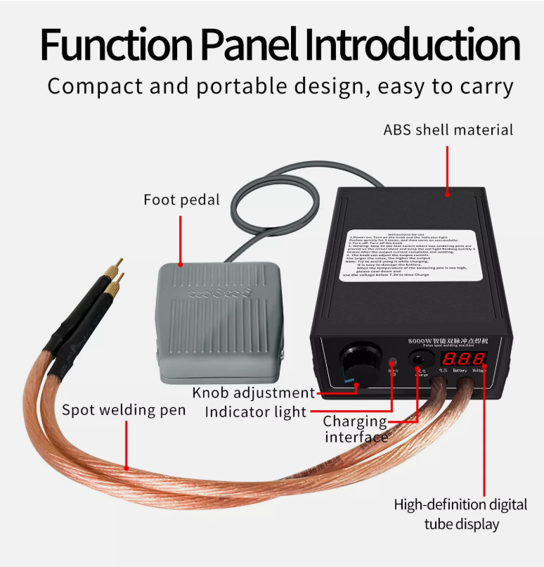 8000W Portable Spot Welding Machine