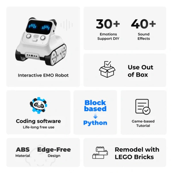 Makeblock Codey Rocky: Smart Robot Toy for Interactive Playing and Learning