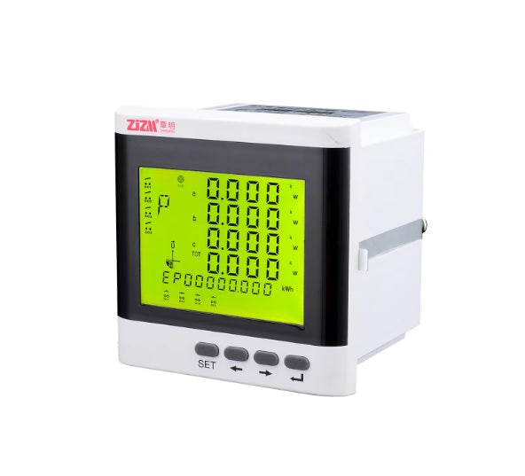 3-Phase Multi-function Power Meter Digital Display Energy Voltage Current Meter with RS485