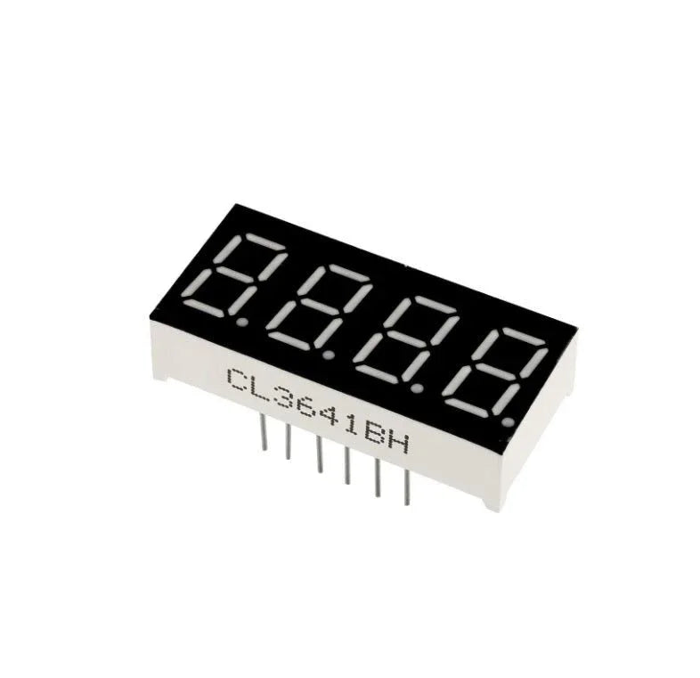 0.28 inch Red 4 Digit 7 Segment LED Display - Robot Pi Shop