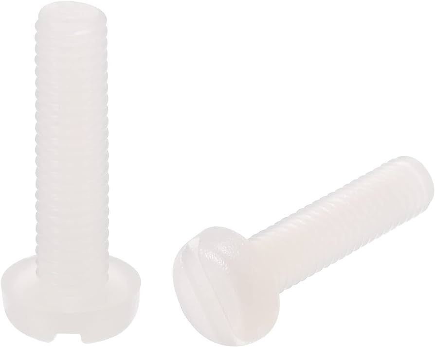 White nylon screw M3*12mm