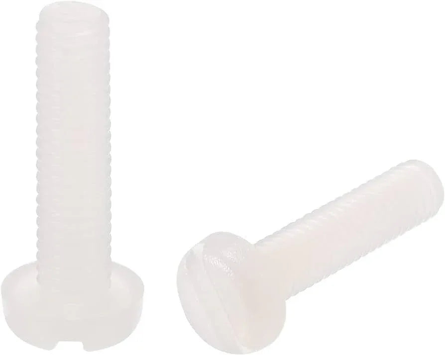 White nylon screw M3*12mm - Robot Pi Shop