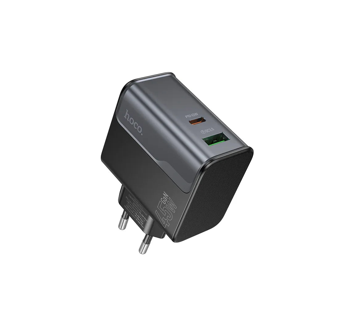 HOCO Dual Charger USB-C and USB-A - Robot Pi Shop