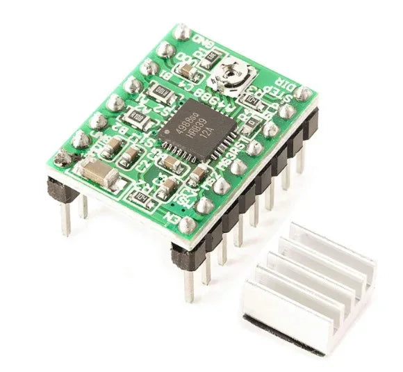 A4988 Green Stepper Motor Driver Module - Robot Pi Shop