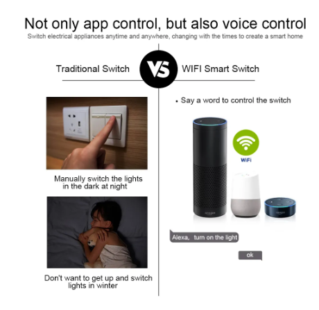 2 Channel Tuya Smart WiFi Switch 220V 7-32V