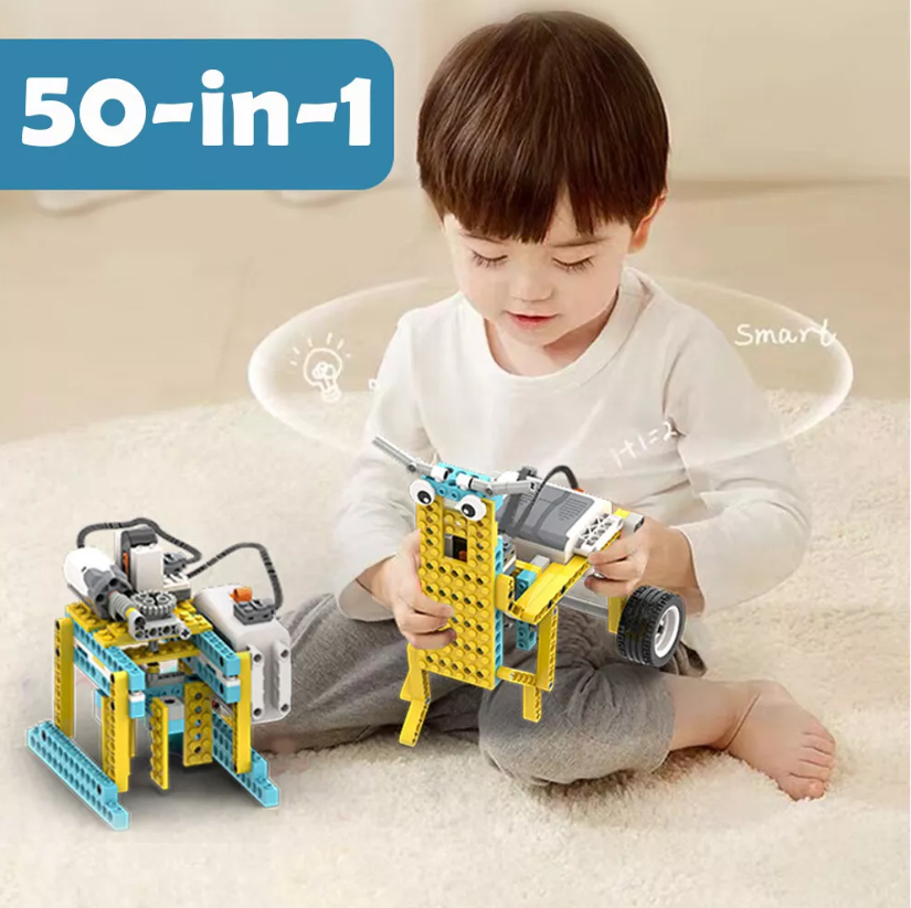 702pcs 50 in 1 Science and Education Set Building Blocks