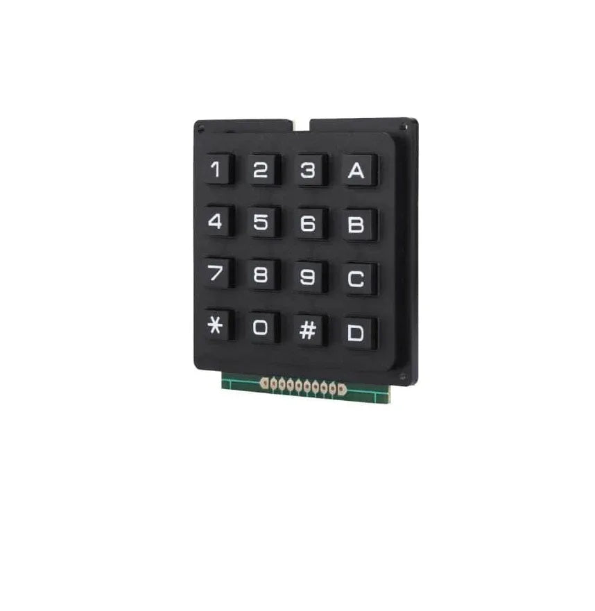 Black 4X4 Keyboard - Robot Pi Shop