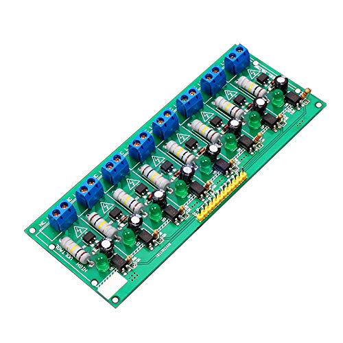 AC 220V MCU TTL Level 8-Channel Optocoupler Isolation Testing Board