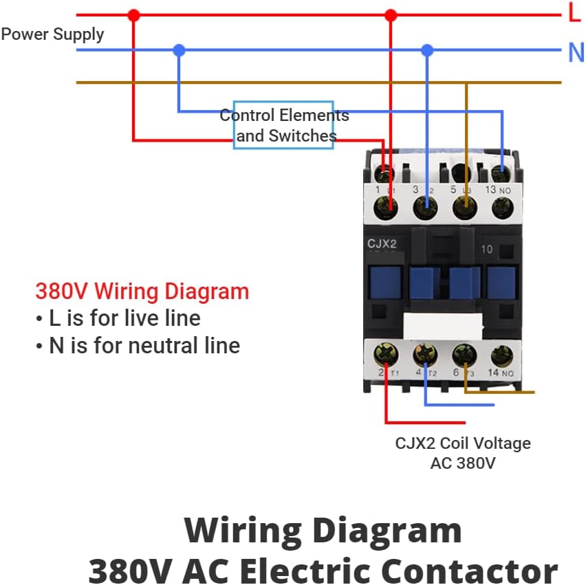 AC contactor CJX2-1810 380V
