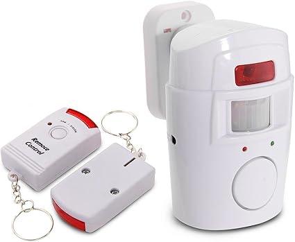Infrared Motion Sensor Alarm - Burglar Alarm with 2 Remote Controls - Robot Pi Shop