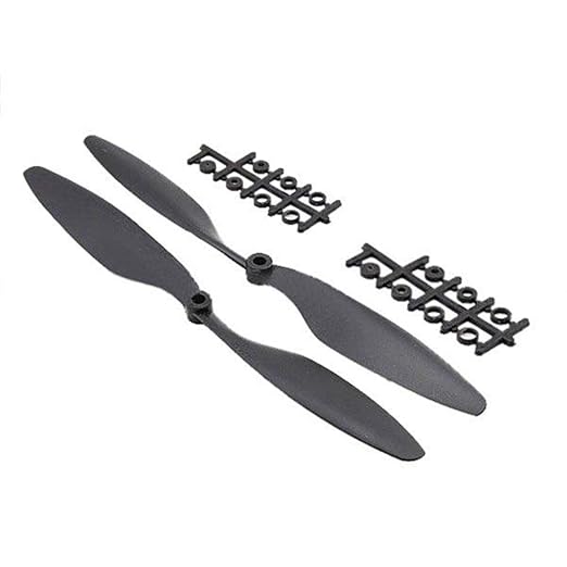 REES52 1045 10x4.5 10 Inch 2-Blade Propeller Black