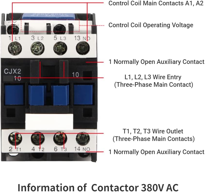 AC contactor CJX2-1810 380V