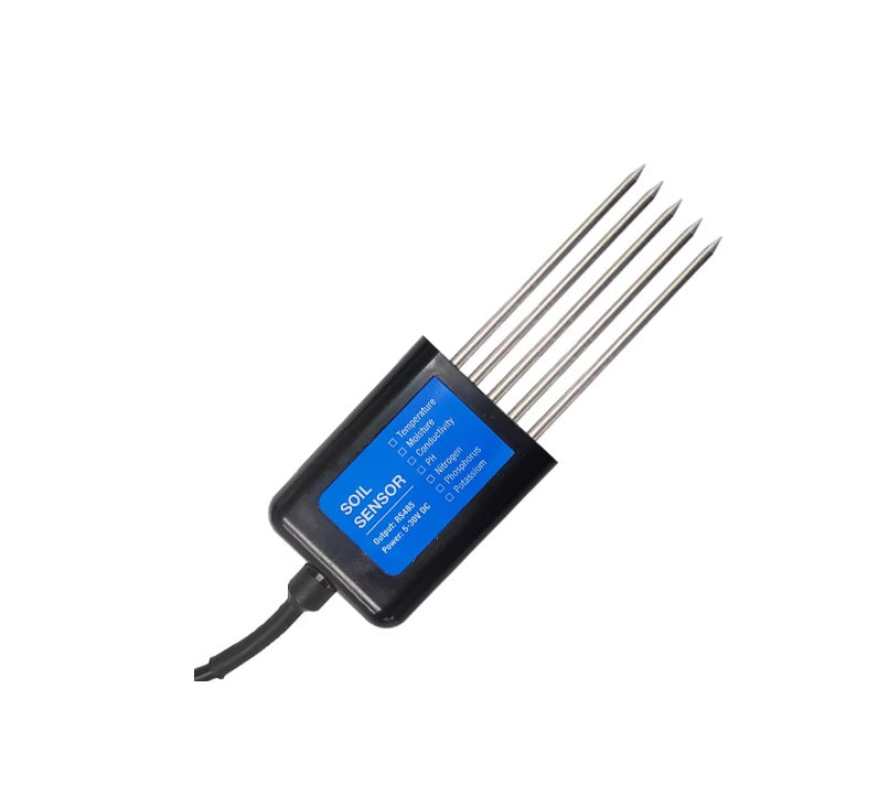 Probes Soil Sensor (NPK + PH + Temperature + Humidity）