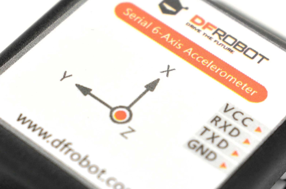 Serial 6-Axis Accelerometer – Robot Pi Shop