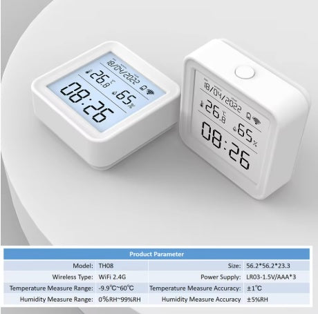 Tuya Smart WIFI Temperature Humidity Sensor