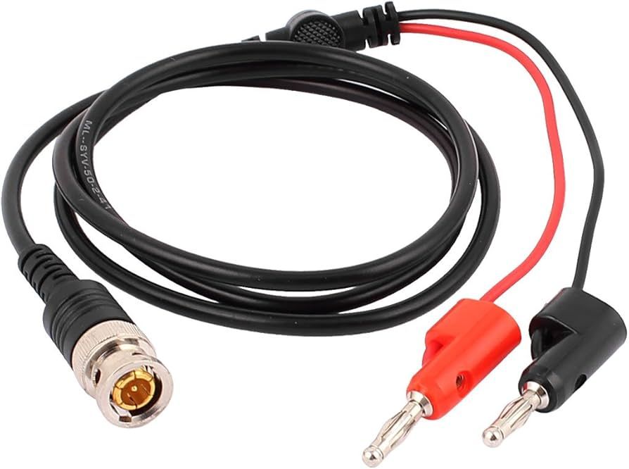 BNC Dual 4mm Banana Connector with Socket Test Leads Probe Cable