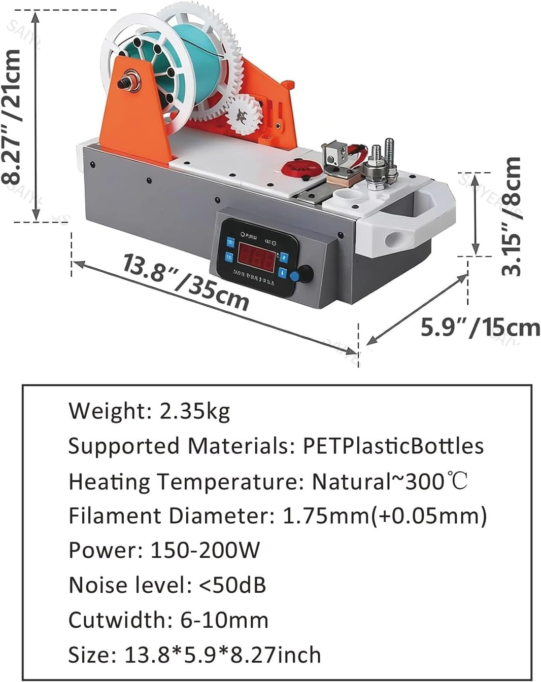 3D Printer Filament Extruder Maker Machine
