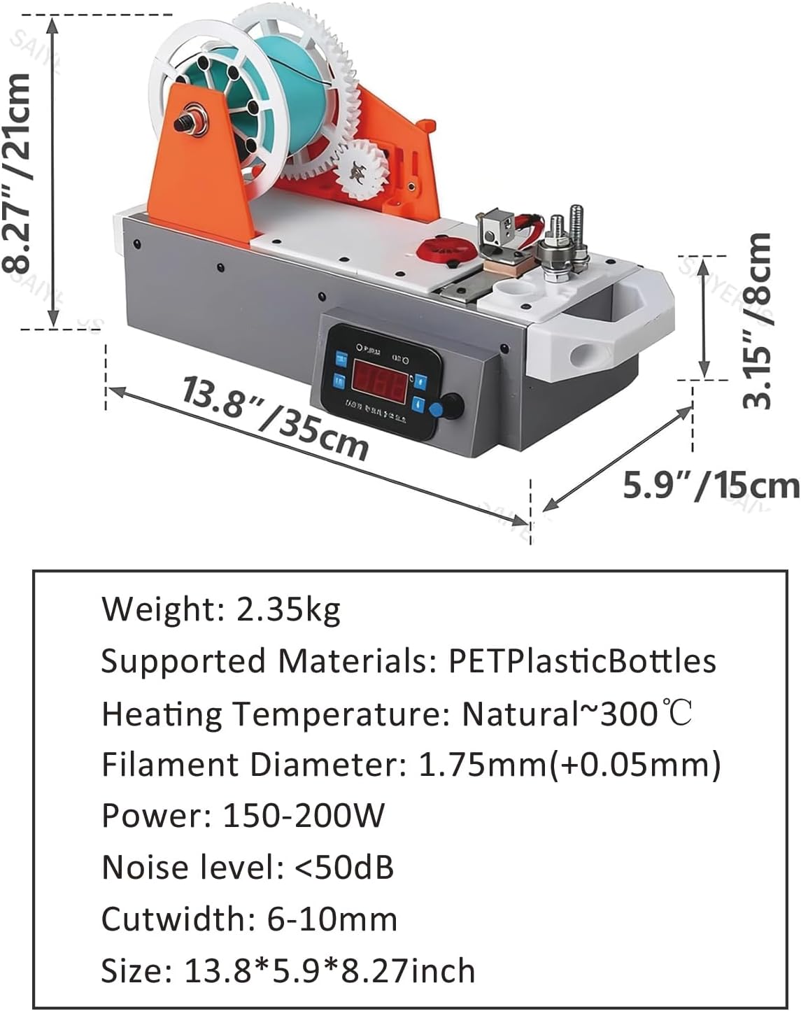 3D Printer Filament Extruder Maker Machine