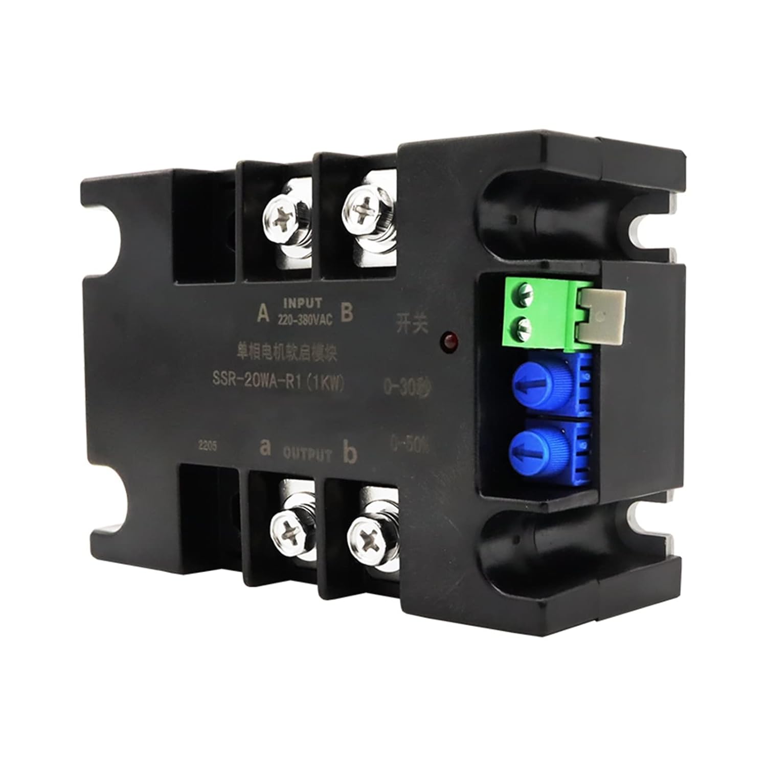 SSR-20WA-R1(1KW) Single-phase Motor Soft Starter