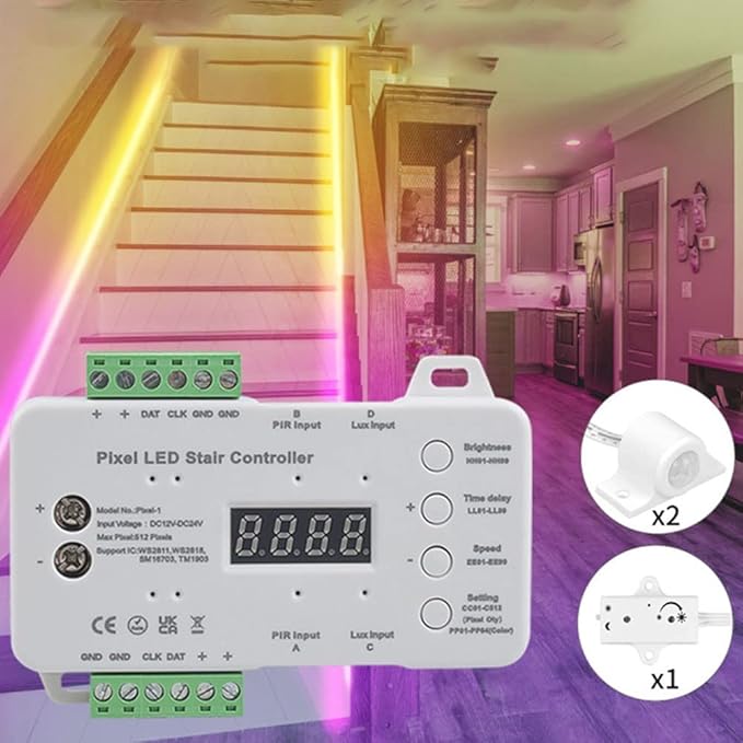 Pixel Stair Lighting Controller