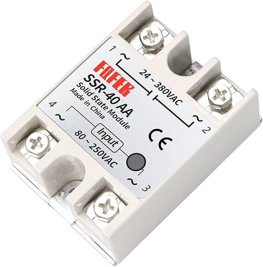 SSR-40AA Single-Phase Solid State Relay - Robot Pi Shop