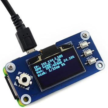 1.3inch OLED display HAT