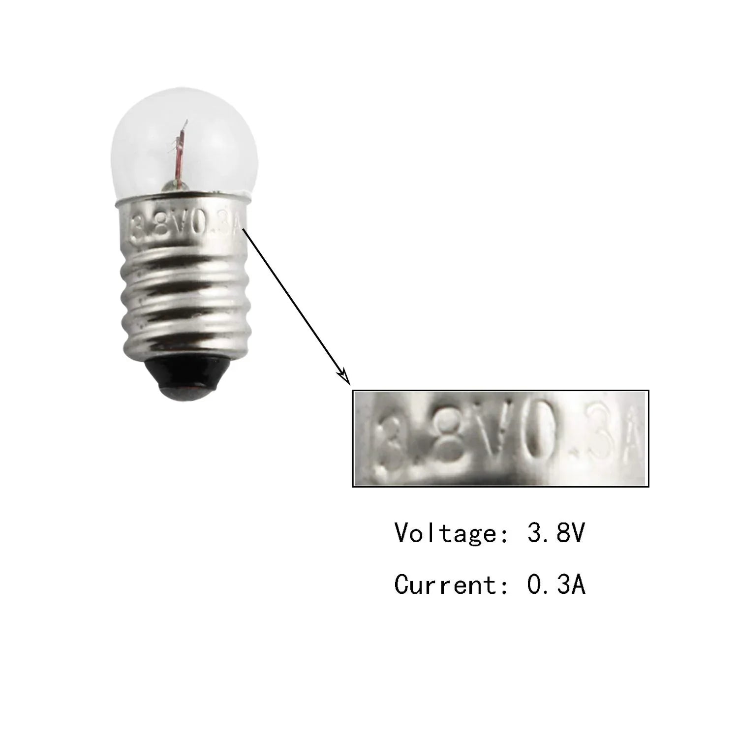 E10 Mini Light Bulb - Robot Pi Shop