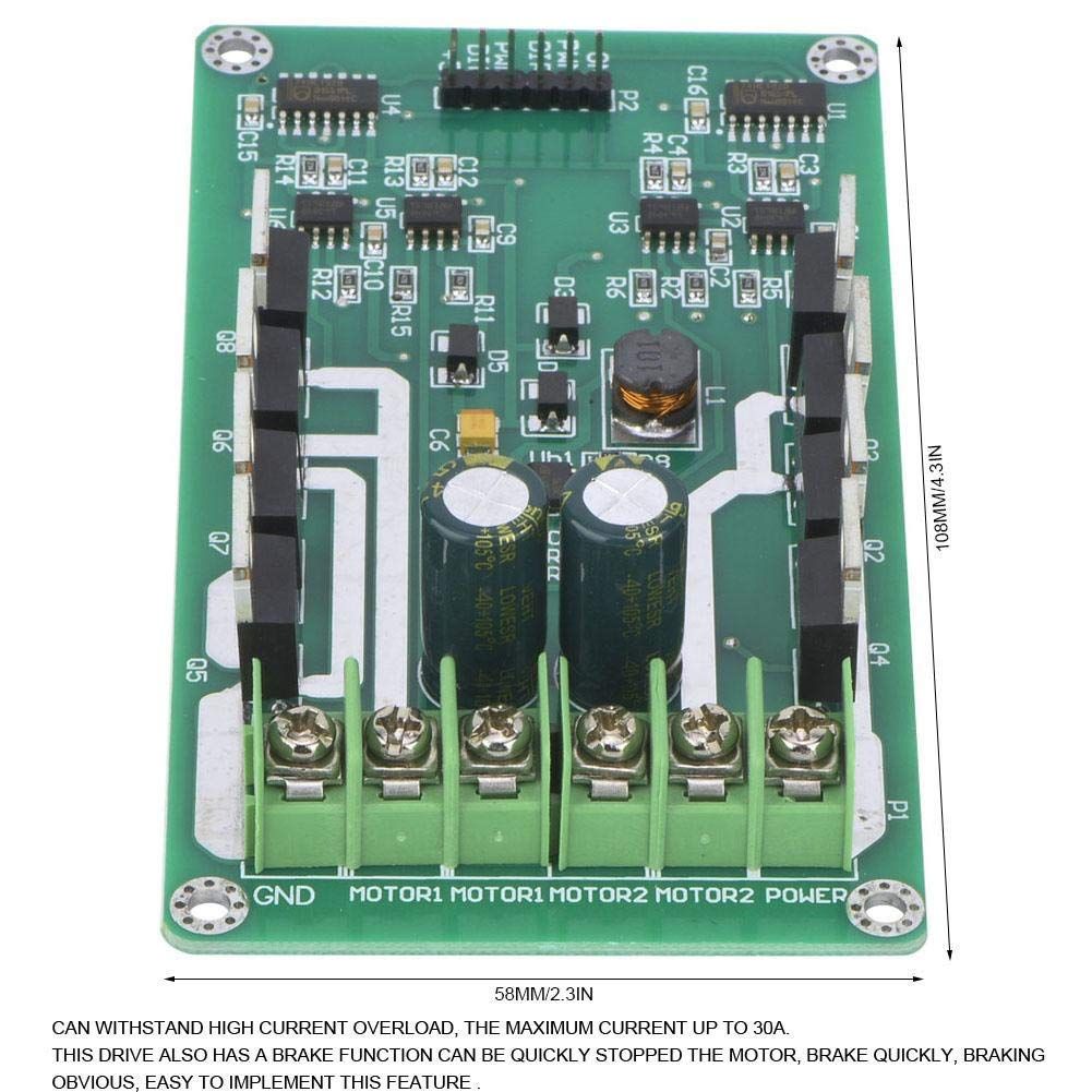 Industrial Grade High Power Double Motor Driver Module