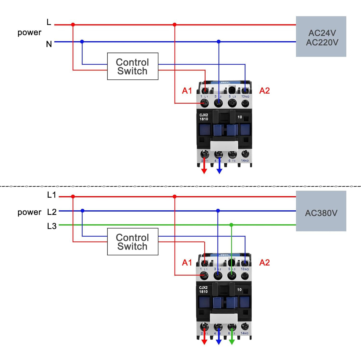 AC Contactor CJX2-1810 220V