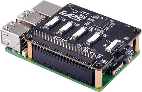 GeeekPi Quad FPC PCIe HAT for Raspberry Pi 5