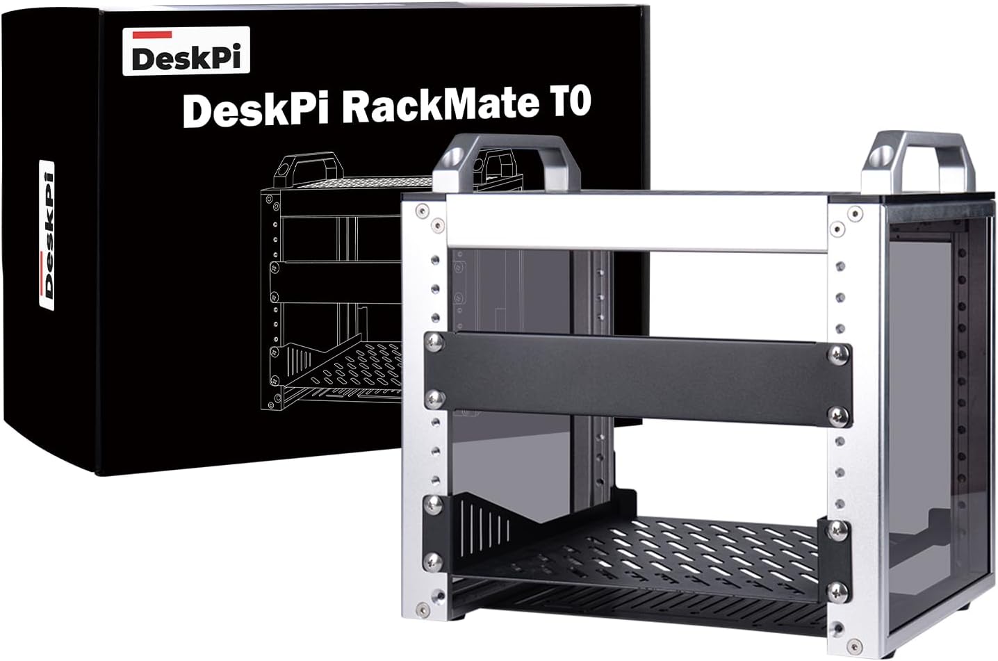 Geekpi Rack Display GeeekPi DeskPi T0 Rackmount – Robot Pi Shop