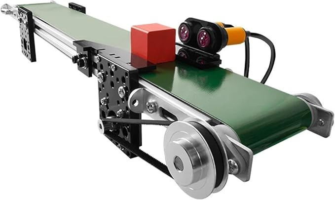 Mini Adjustable Conveyor Stepper Motor Infrared Induction Belt