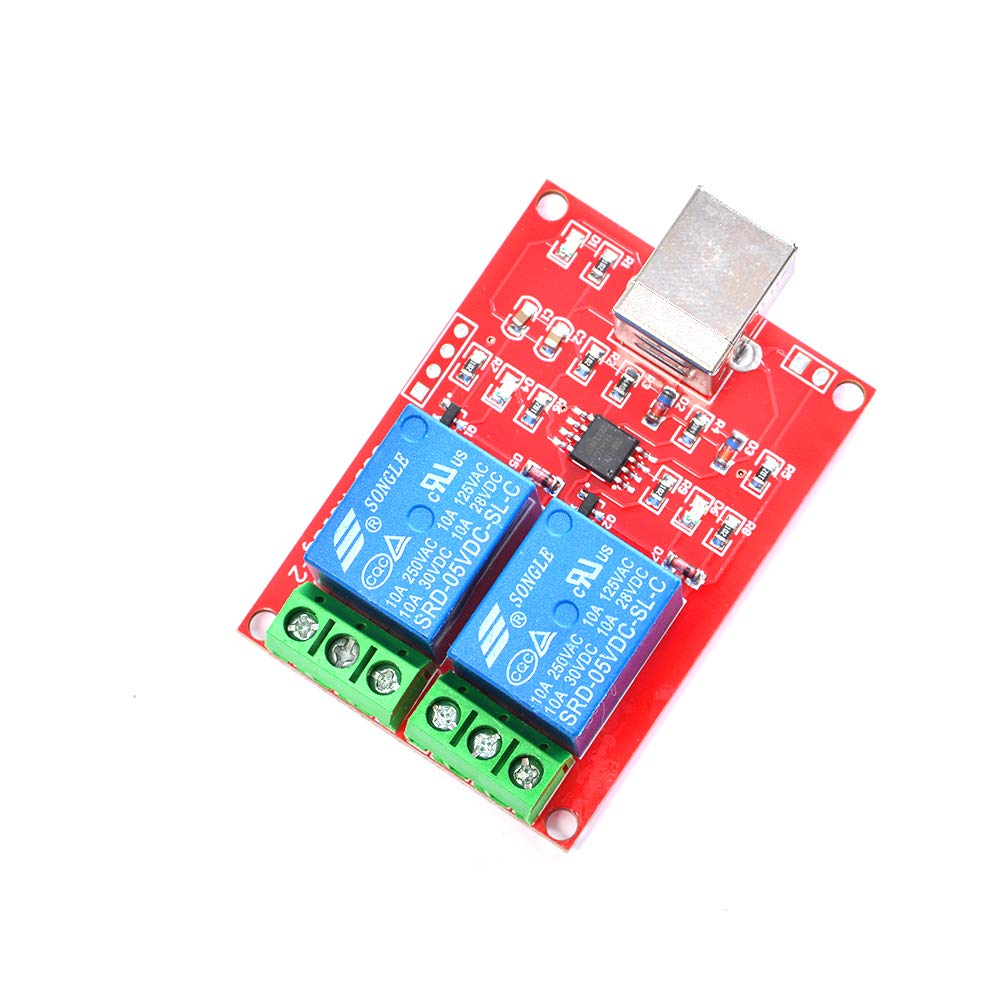 USB Control 2-Way 5V 2 Channel Relay Module