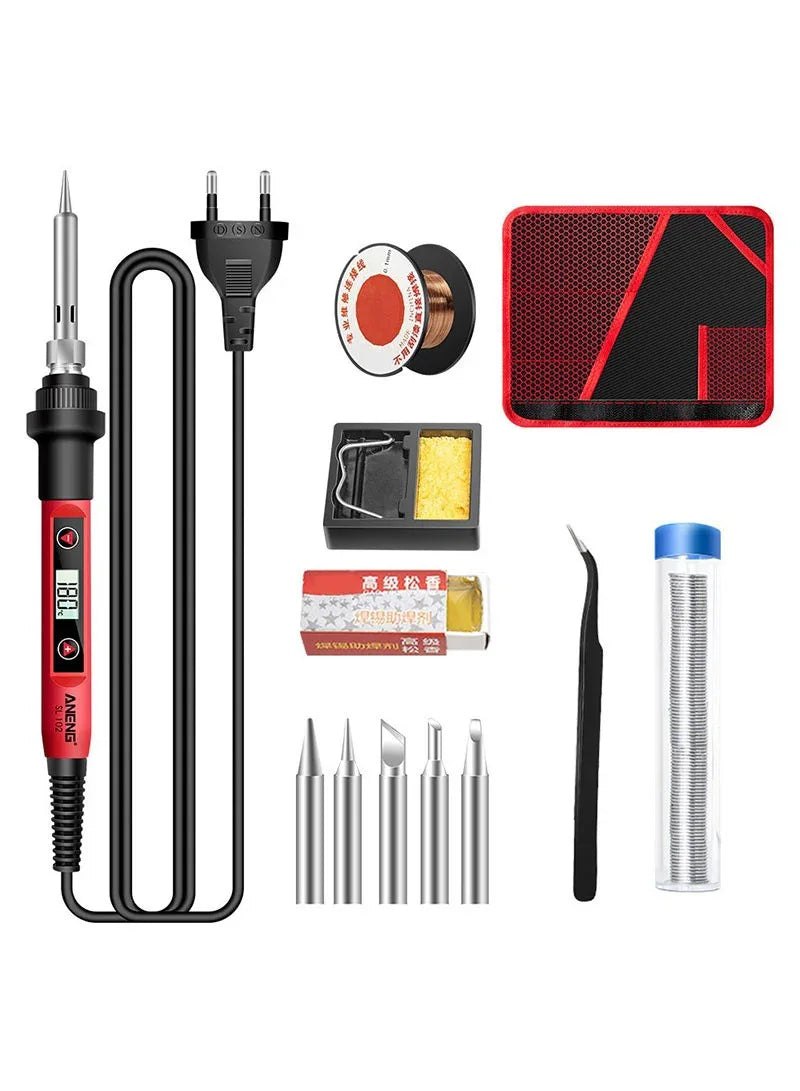 12Pcs Adjustable 60W Electric Soldering Iron Kit - Robot Pi Shop