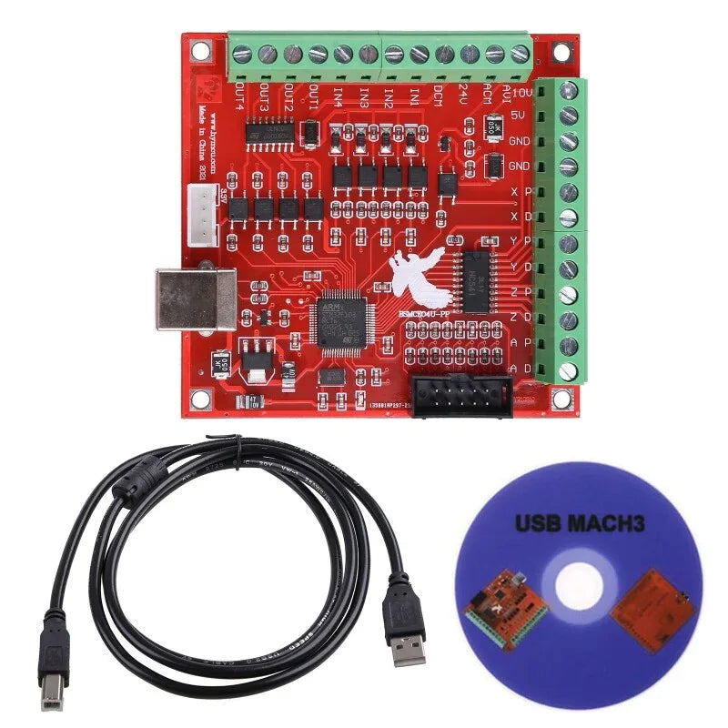 CNC USB MACH3 Breakout Board - Robot Pi Shop
