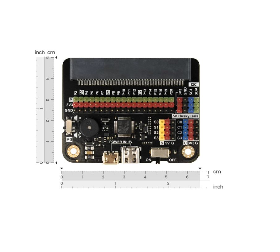 Robotics & Power IO Extender for UNIHIKER K10 / micro:bit