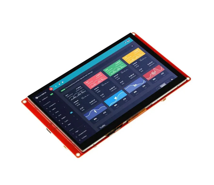 CrowPanel 7.0" -HMI ESP32 Display 800x480 RGB TFT LCD Touch Screen - Robot Pi Shop