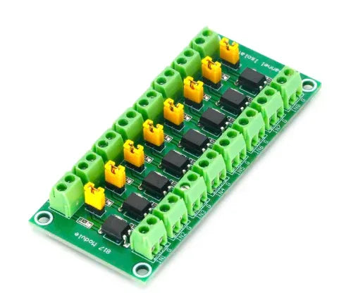 8 Channel Optocoupler Module - Robot Pi Shop